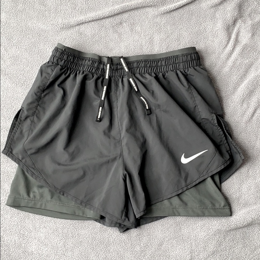Nike women’s running shorts with spandex